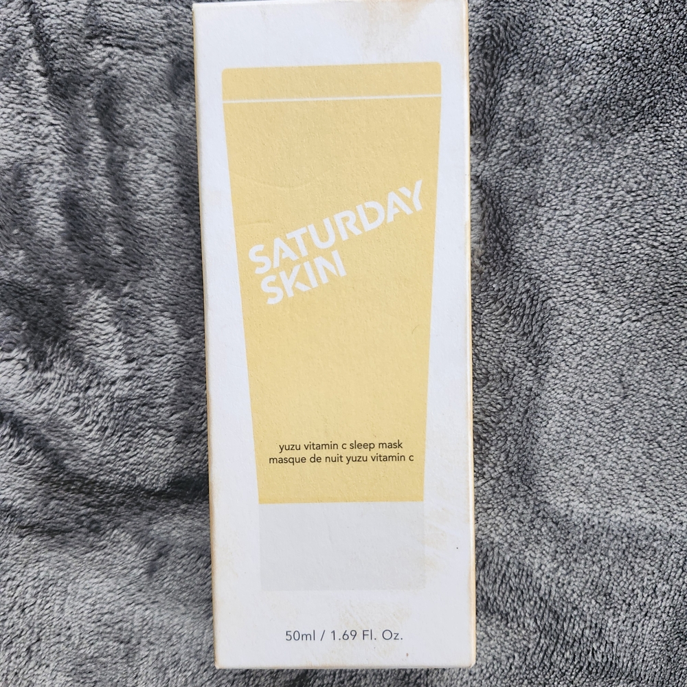 Saturday Skin Yuzu Vitamin C Sleep Mask - Yellow